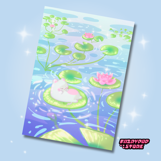 Lilly Pads A6 Print ✶⋆.˚