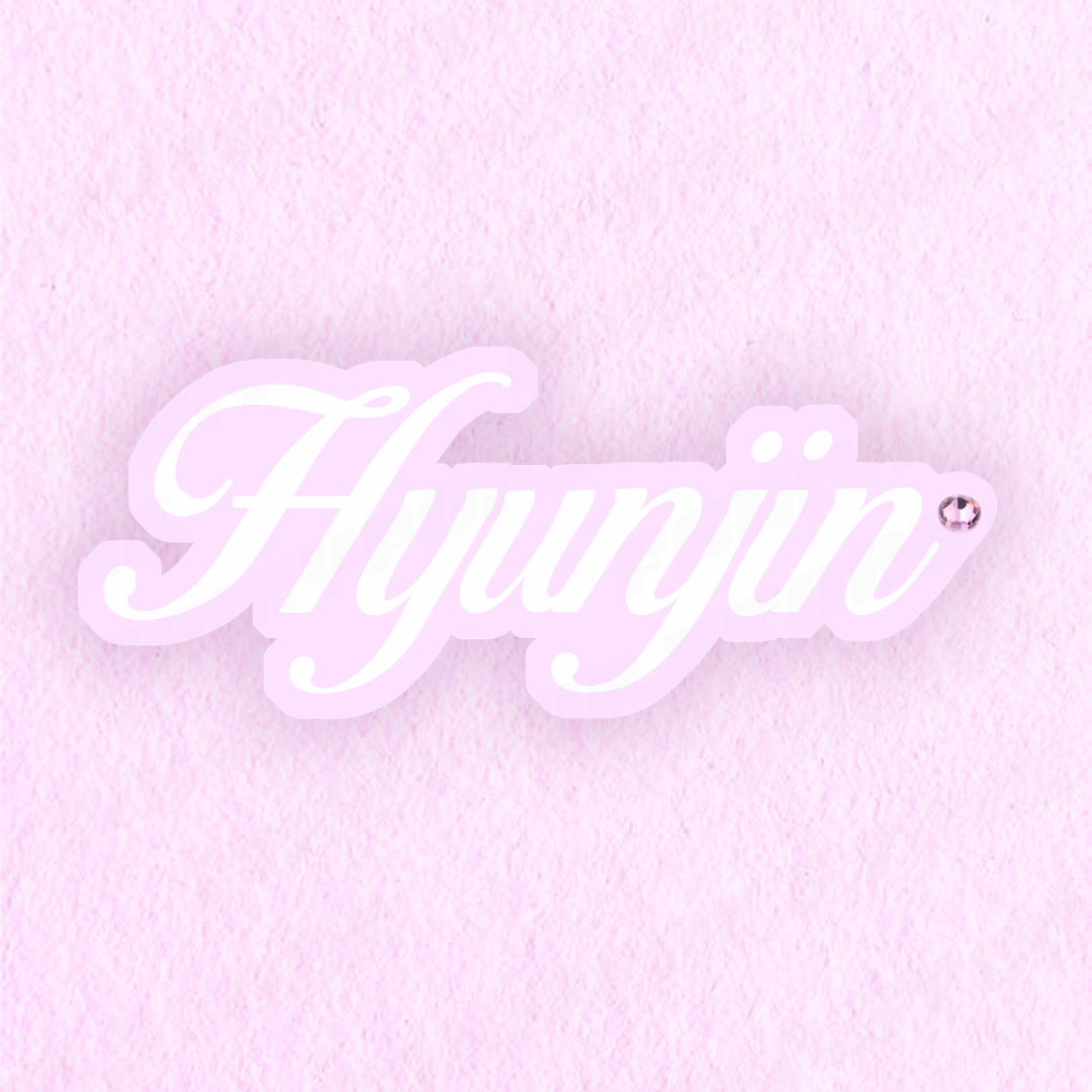 Name Hairclips ⊹ ࣪ ˖