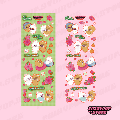 Minsung ‧₊˚❀༉‧ Decal Stickersheet