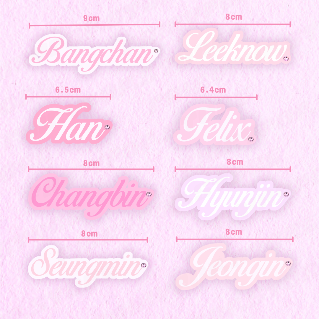 Name Hairclips ⊹ ࣪ ˖