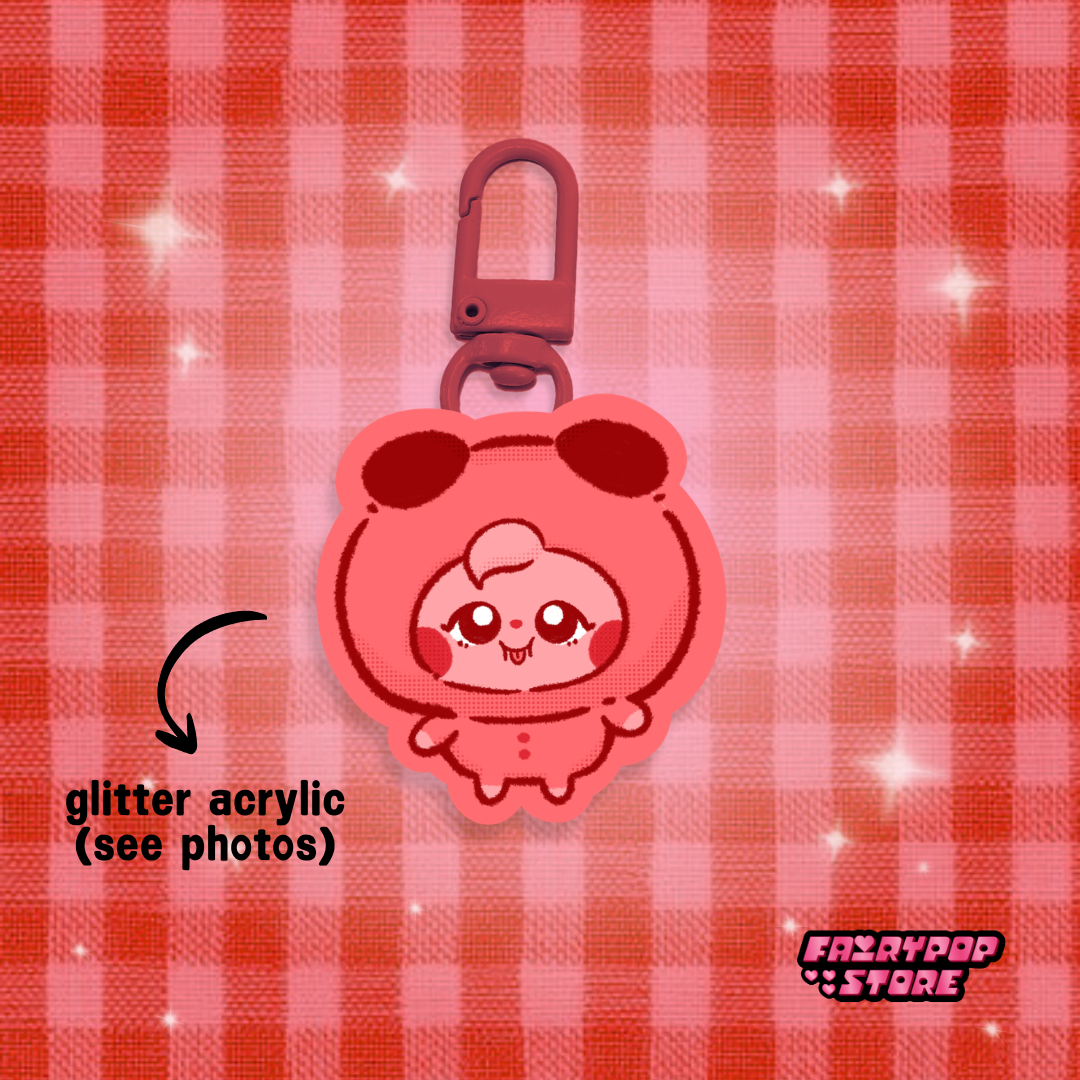 BTS Chara Glitter Keychain