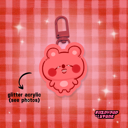BTS Chara Glitter Keychain