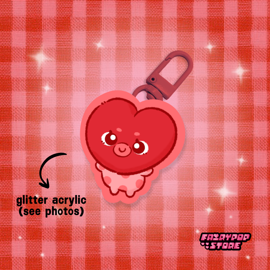 BTS Chara Glitter Keychain