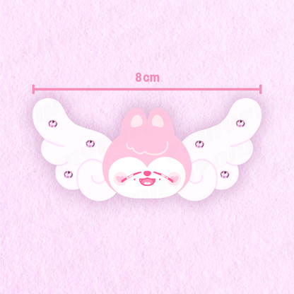 AngelZoo Crystal Hairclips ⊹ ࣪ ˖