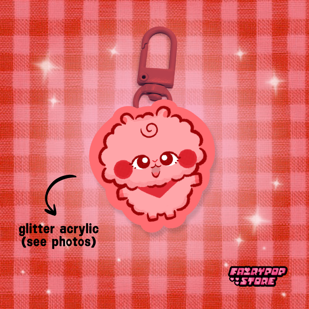BTS Chara Glitter Keychain