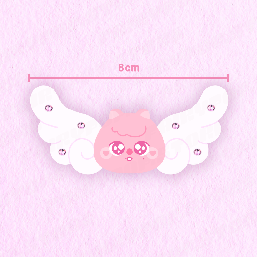 AngelZoo Crystal Hairclips ⊹ ࣪ ˖