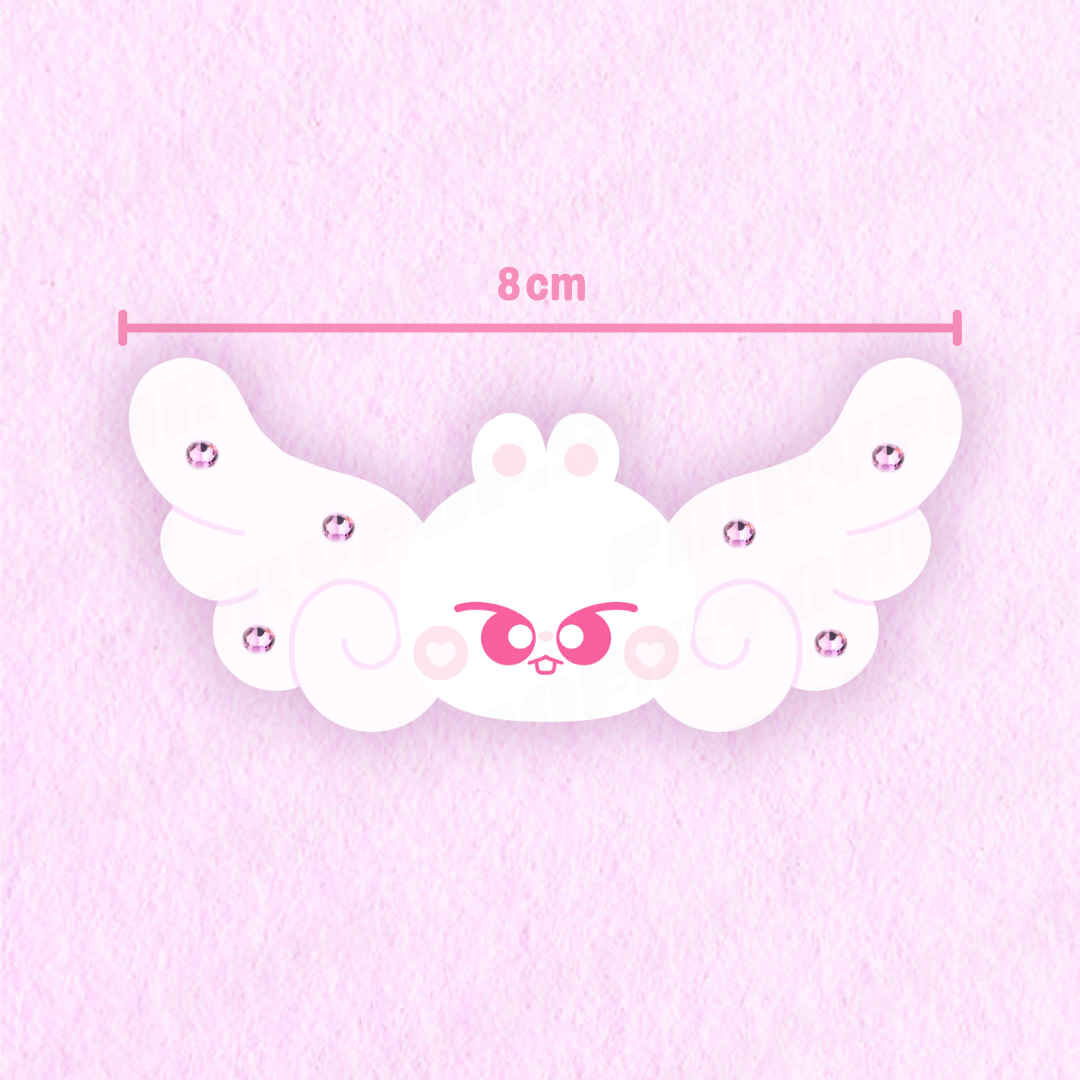 AngelZoo Crystal Hairclips ⊹ ࣪ ˖