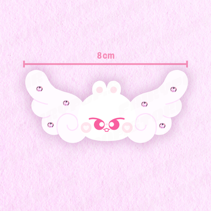 AngelZoo Crystal Hairclips ⊹ ࣪ ˖