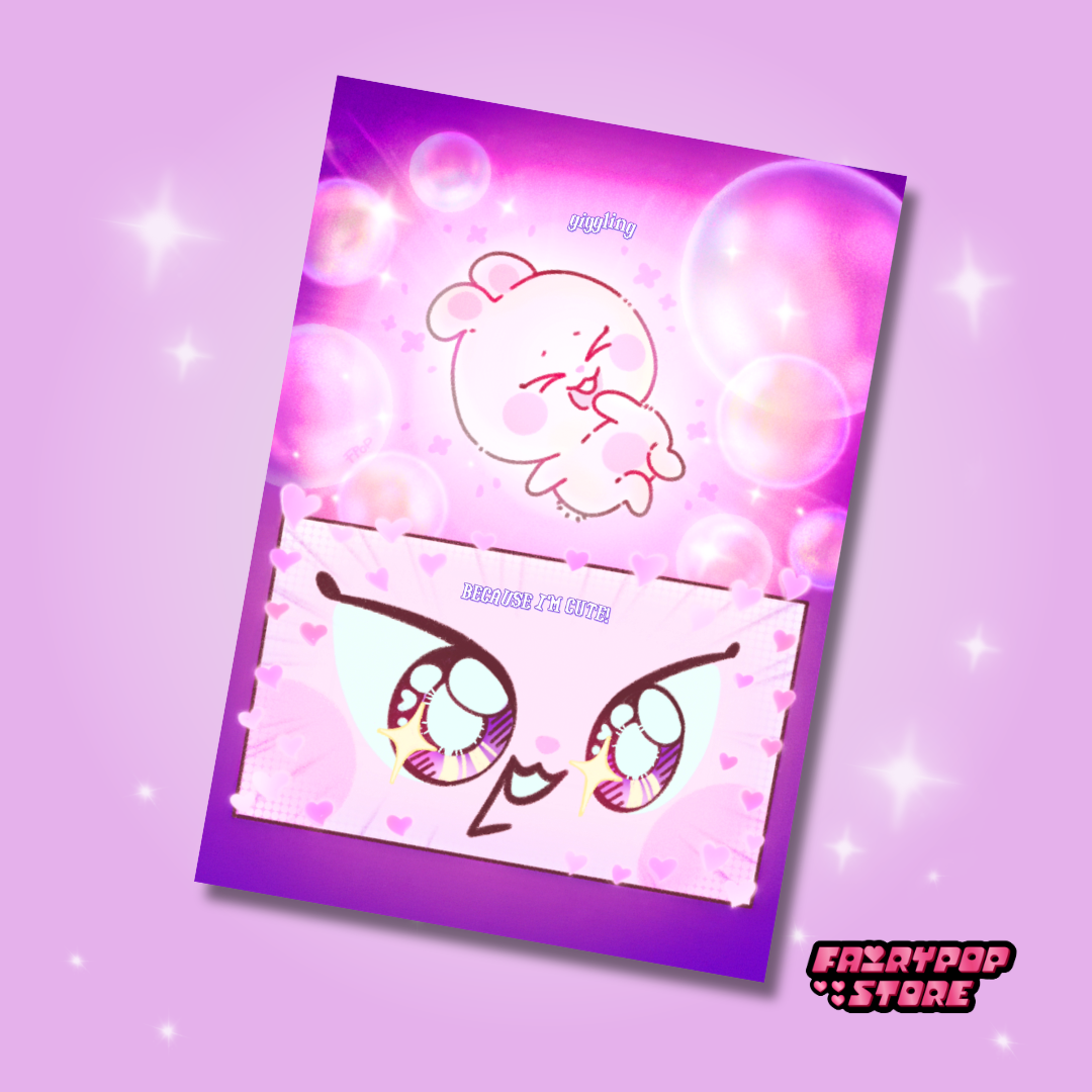 I'm CUTE A6 Print ✶⋆.˚