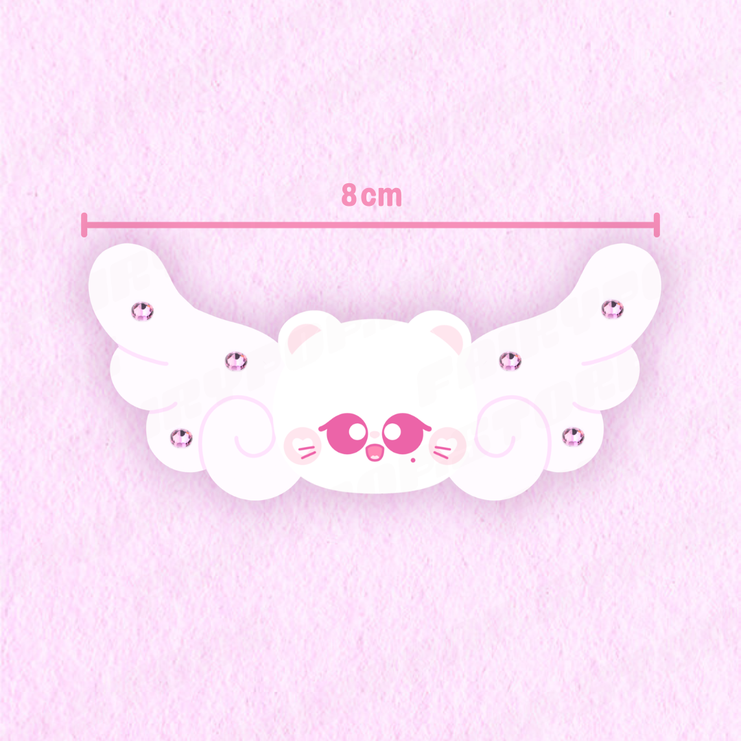 AngelZoo Crystal Hairclips ⊹ ࣪ ˖