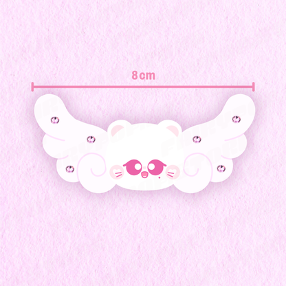 AngelZoo Crystal Hairclips ⊹ ࣪ ˖
