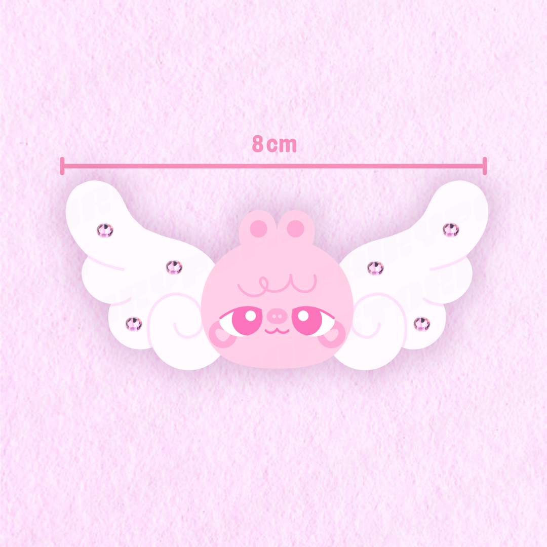 AngelZoo Crystal Hairclips ⊹ ࣪ ˖