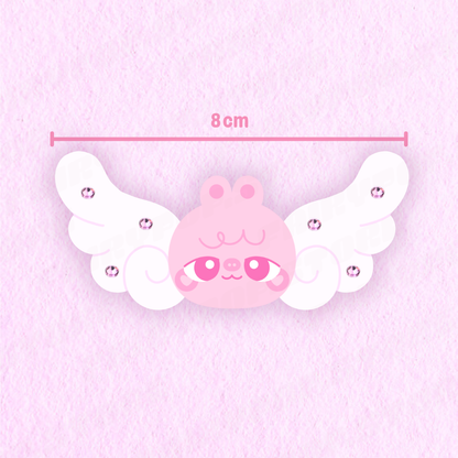 AngelZoo Crystal Hairclips ⊹ ࣪ ˖