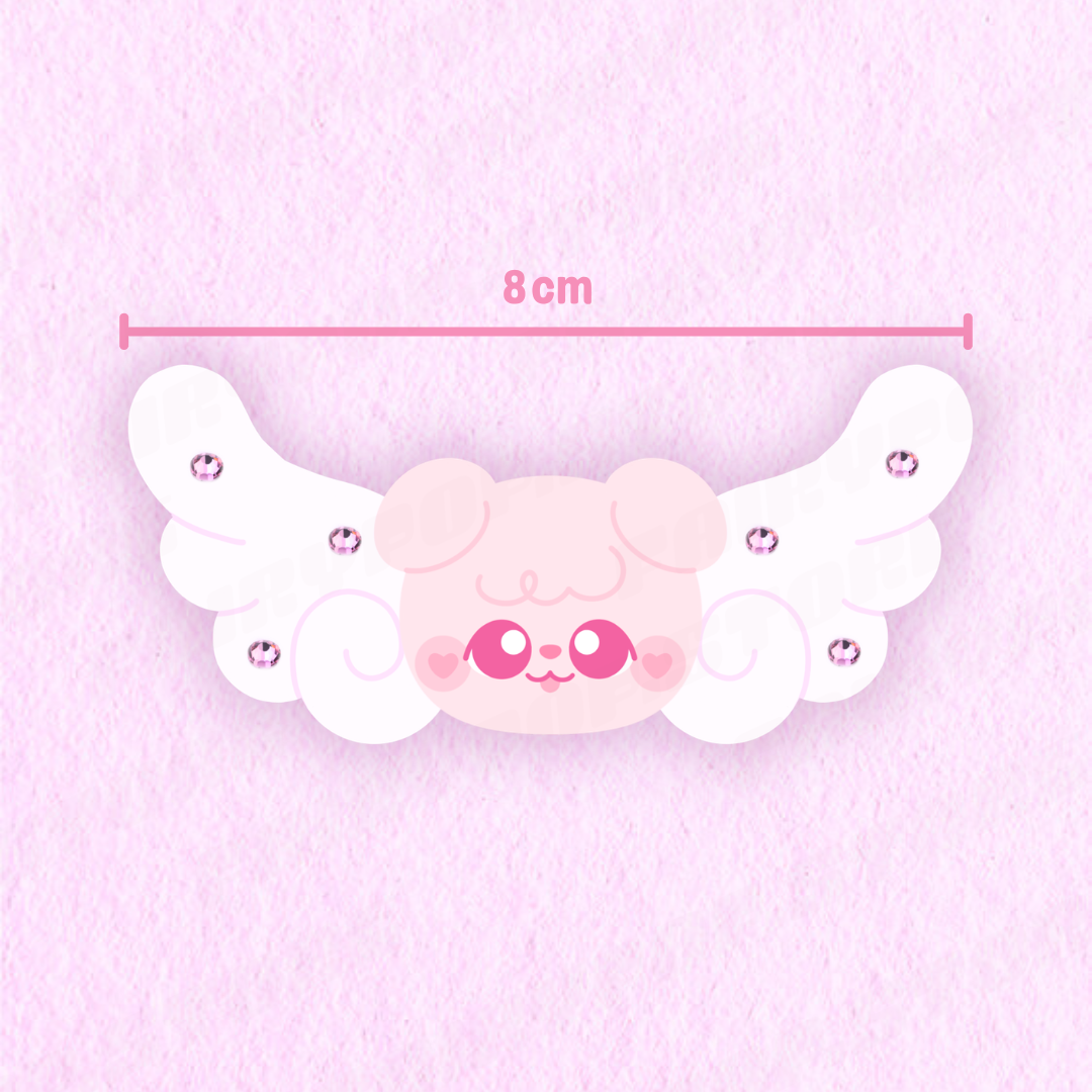 AngelZoo Crystal Hairclips ⊹ ࣪ ˖