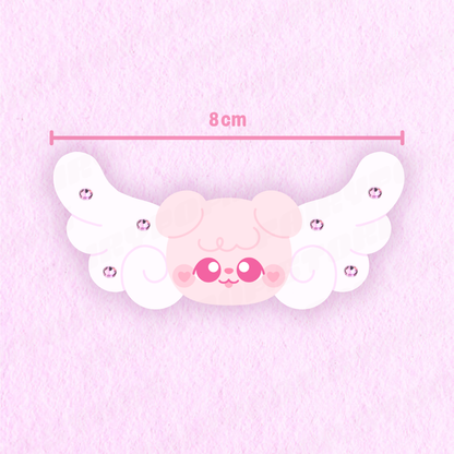 AngelZoo Crystal Hairclips ⊹ ࣪ ˖