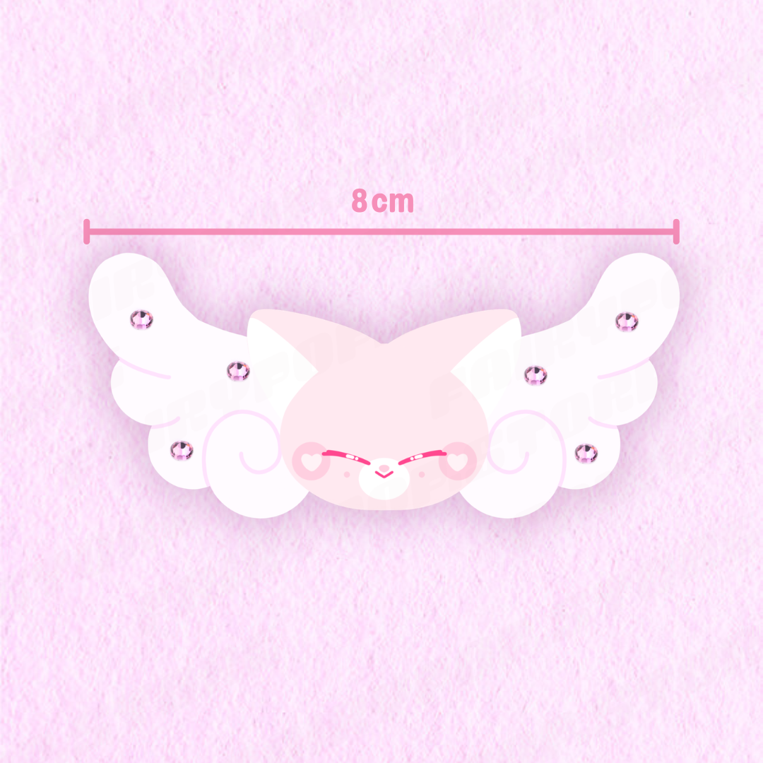 AngelZoo Crystal Hairclips ⊹ ࣪ ˖