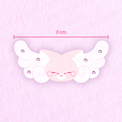 AngelZoo Crystal Hairclips ⊹ ࣪ ˖