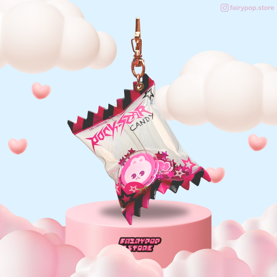 Rockstar Candy Keychain
