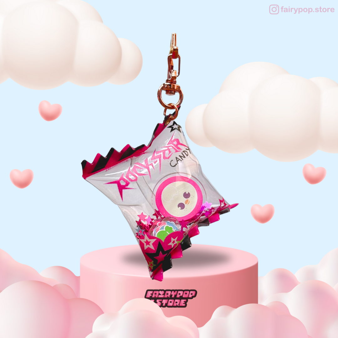 Rockstar Candy Keychain