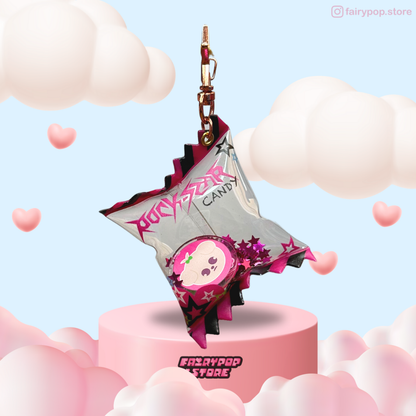 Rockstar Candy Keychain