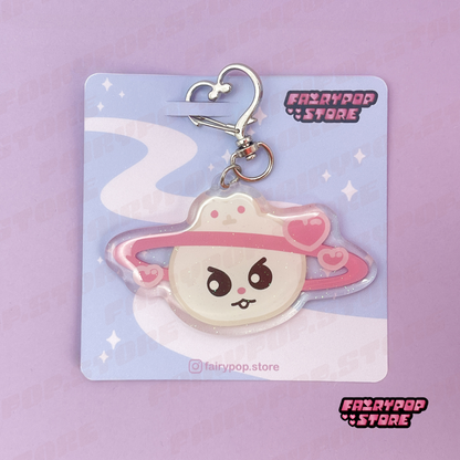 Planet Love Keychains (glitter)