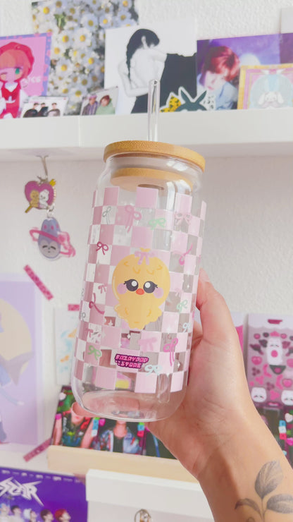 Coquette ⋆𐙚₊˚⊹ Glass Tumbler